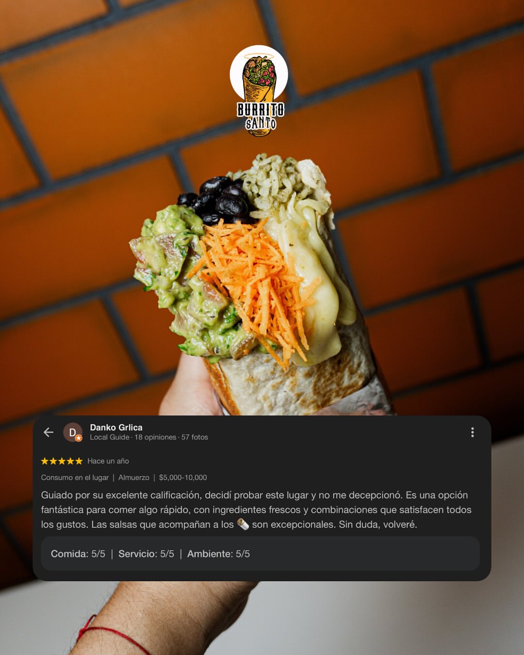 BURRITO SANTO
