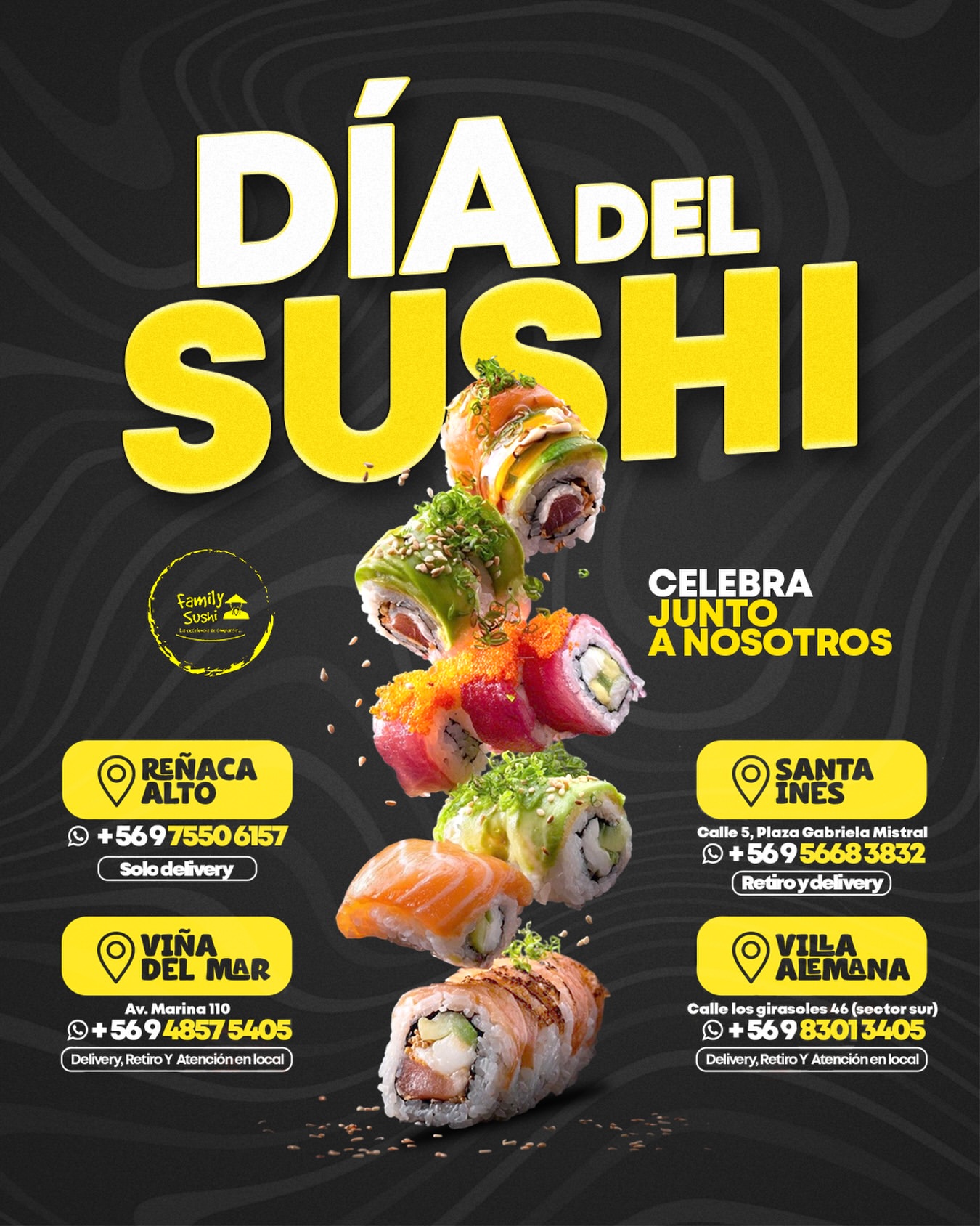 Family sushi Santa Ines
